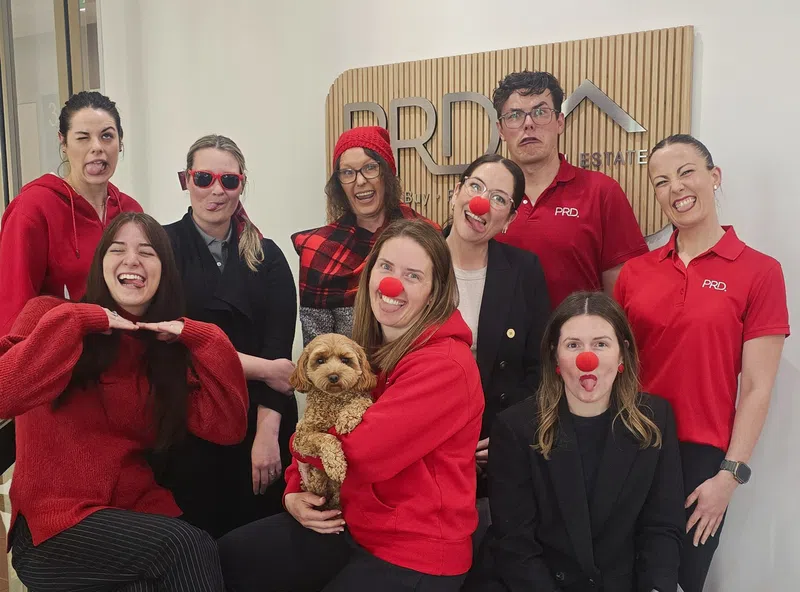 Getting Silly for a Serious Cause: PRD Albury-Wodonga Raises $1,345 for Red Nose Day 2025