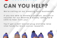 PRD's Beanies & Breaky for Brain Cancer – Join Us on June 20th!
