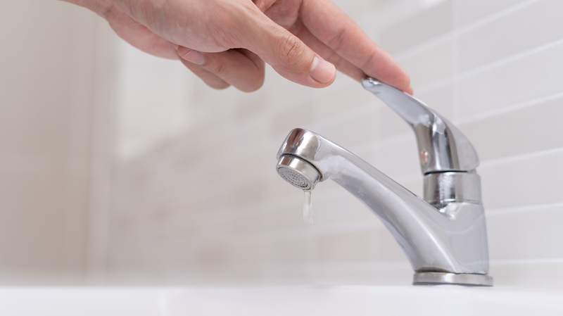 Turning the water off