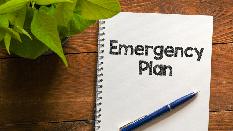prepare an emergency plan