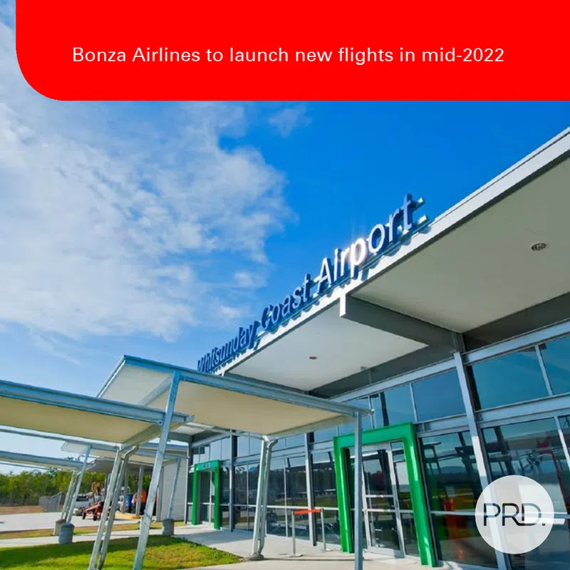 Bonza Airlines to launch new flights in mid-2022