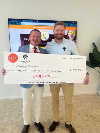 PRD Port Stephens Raises Over $55,000 for Children’s Brain Cancer Research cover