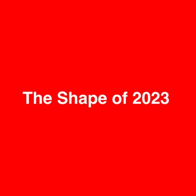 The Shape of 2023 cover