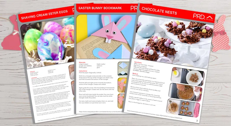 PRD Easter Activity Book – Easter Recipes, Craft Ideas and more