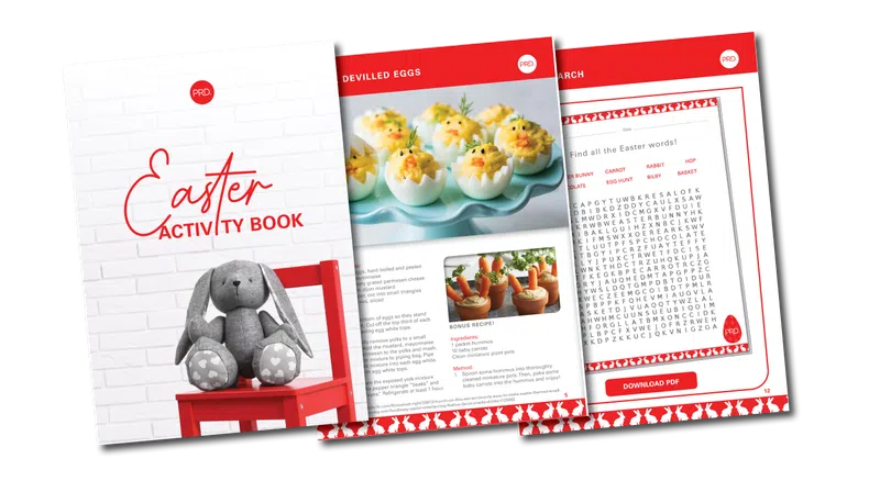 PRD Easter Activity Book – Craft Ideas, Recipes and more