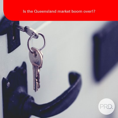 Is the Queensland market boom over!? cover