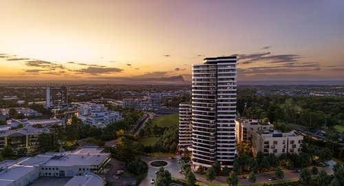 Infinity Resi - CGI completed building