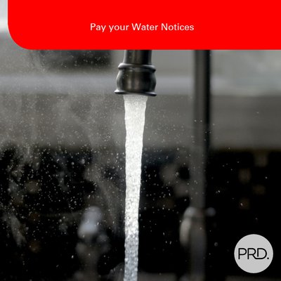 Pay your Water Notices cover