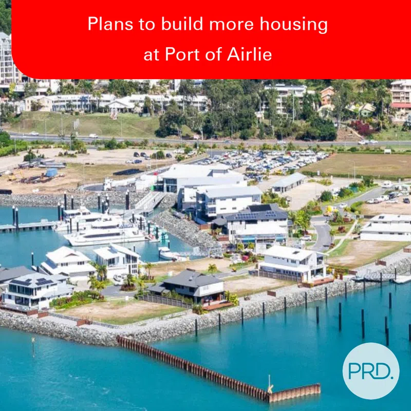 Plans to build more housing at Port of Airlie
