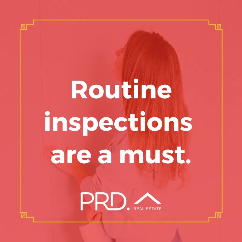 Making inspections "routine."
