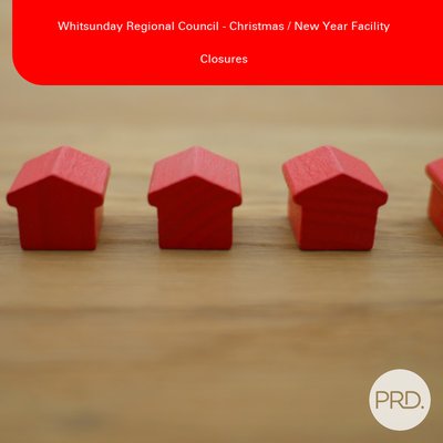 Whitsunday Regional Council - Christmas / New Year Facility Closures cover