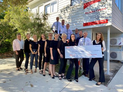 PRD Port Stephens Donates an amazing $10,500 from thir commission to The Yacaaba Centre! cover