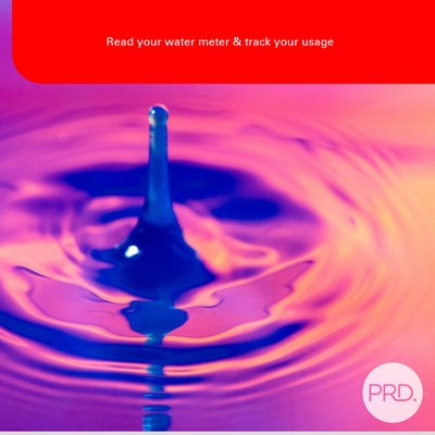 Read your water meter & track your usage cover