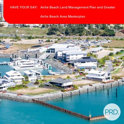 HAVE YOUR SAY:   Airlie Beach Land Management Plan and Greater Airlie Beach Area Masterplan cover