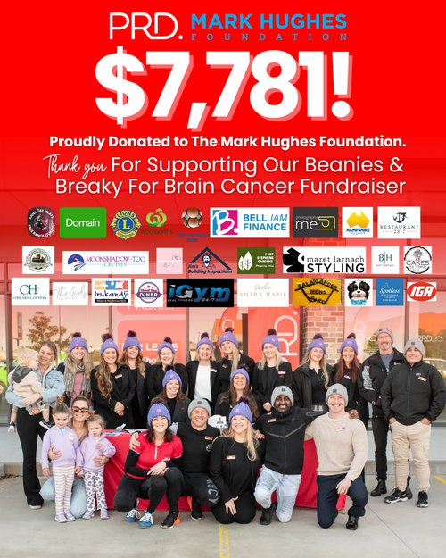 Community Spirit Shines as PRD Port Stephens Raises $7,781 for Brain Cancer Research