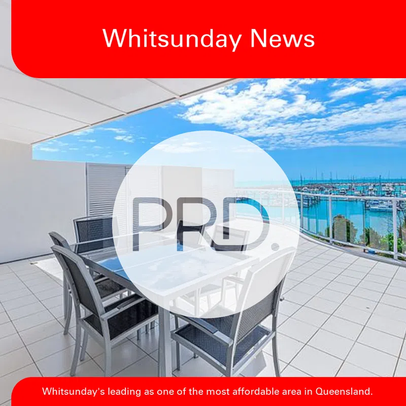 Whitsunday's leading as one of the most affordable area in Queensland.